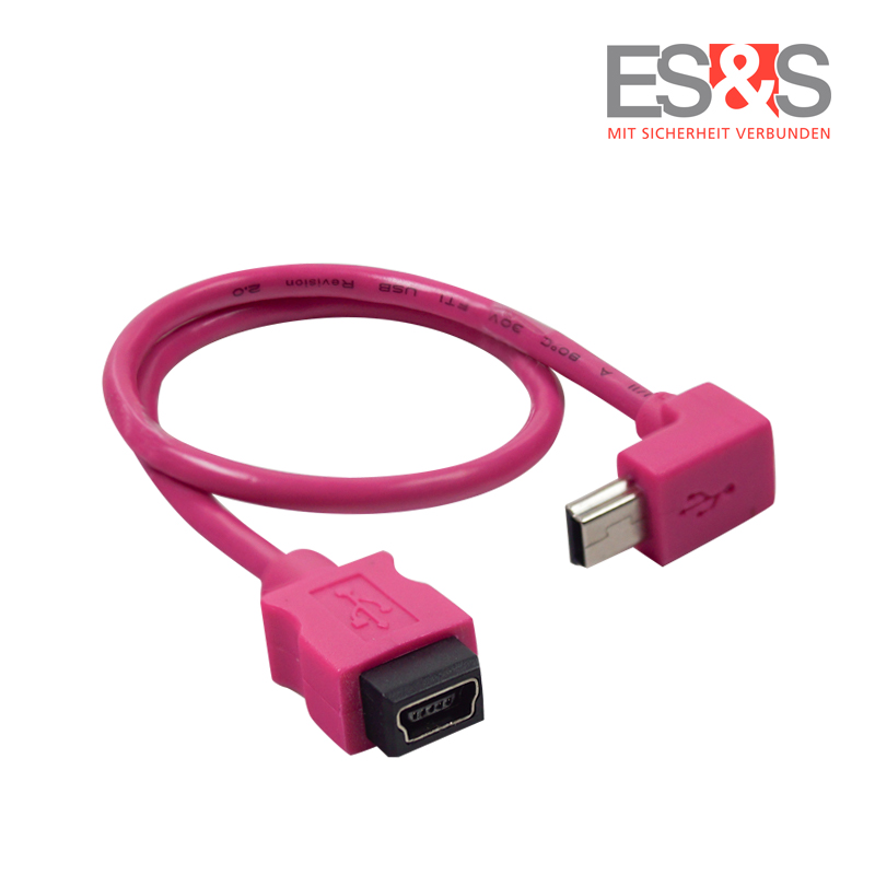 USB 2.0 Mini Typ B Pink