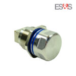 IP67 through socket with RJ45 | stainless steel